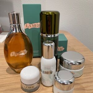 La Mer empty box and bottles set
